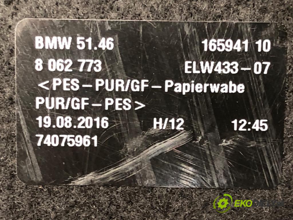 BMW 4 Gran Coupe (F36) 2014 - 2022    440 i xDrive 240 kW [326 KM] benzyna 2016 - 2022  Pláto kufra 8062773