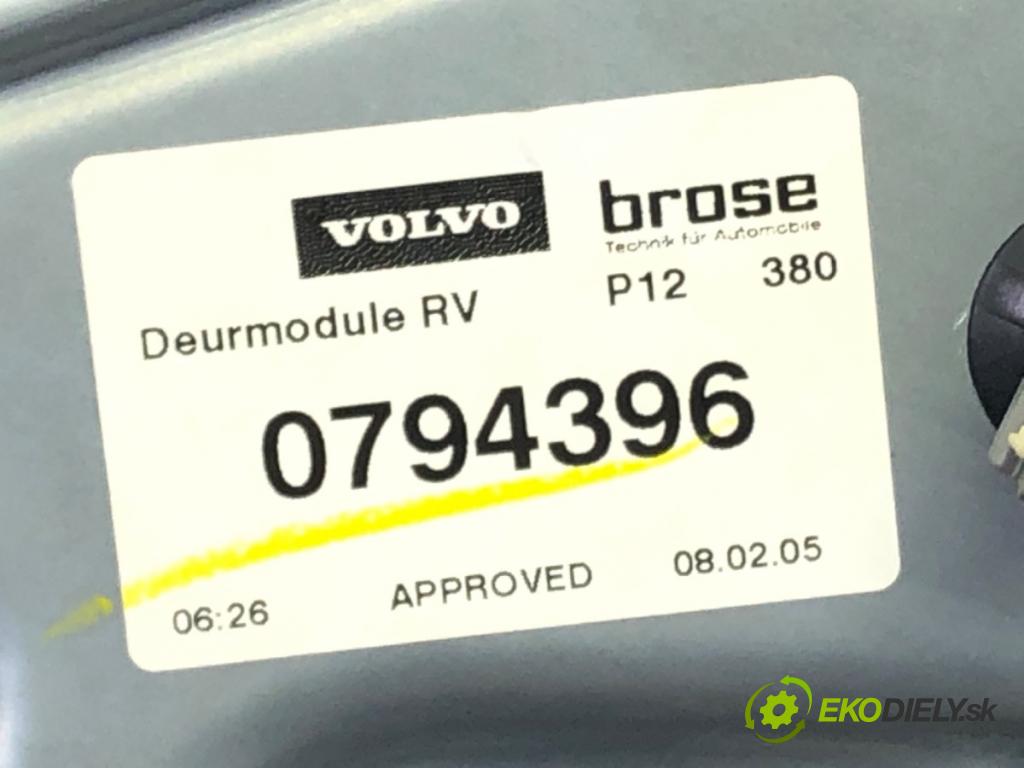 VOLVO V50 (545) 2003 - 2012    1.6 D 80 kW [109 KM] olej napędowy 2005 - 2012  mechanismus okna pravý přední část 0794396