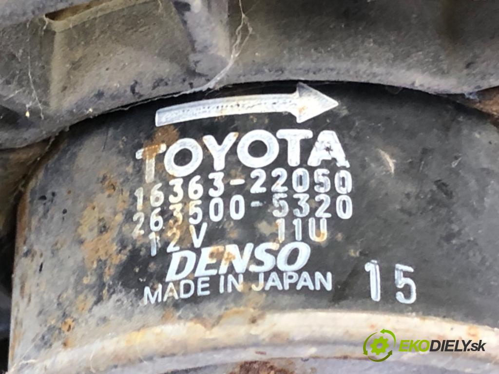 TOYOTA CELICA coupe (_T23_) 1999 - 2006    ---  ventilátor chladiče 16363-22050 (Ventilátory)