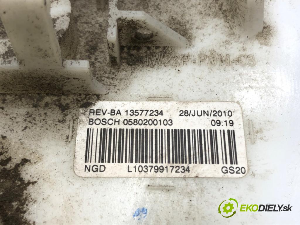 OPEL ASTRA J (P10) 2009 - 2015    1.6 (68) 85 kW [115 KM] benzyna 2009 - 2015  Pumpa paliva vnútorná 0580200103 (Palivové pumpy, čerpadlá, plaváky)