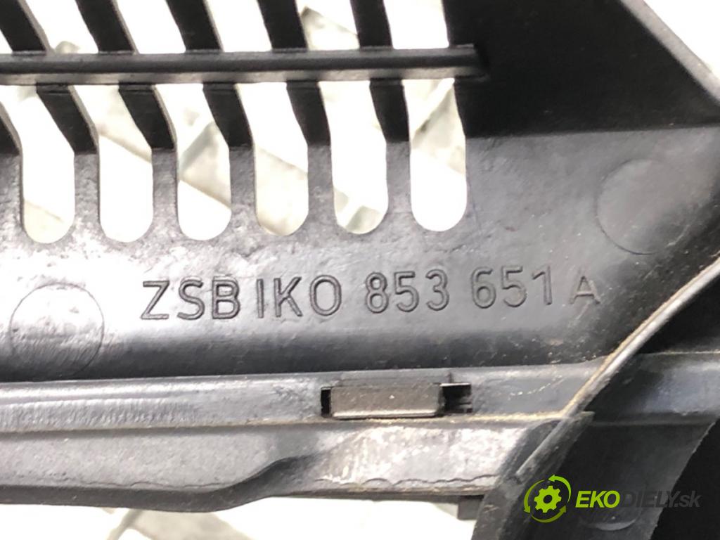 VW GOLF V (1K1) 2003 - 2010    1.9 TDI 77 kW [105 KM] olej napędowy 2003 - 2008  mřížka maska 1K0853651A (Mřížky (masky) chladičů)