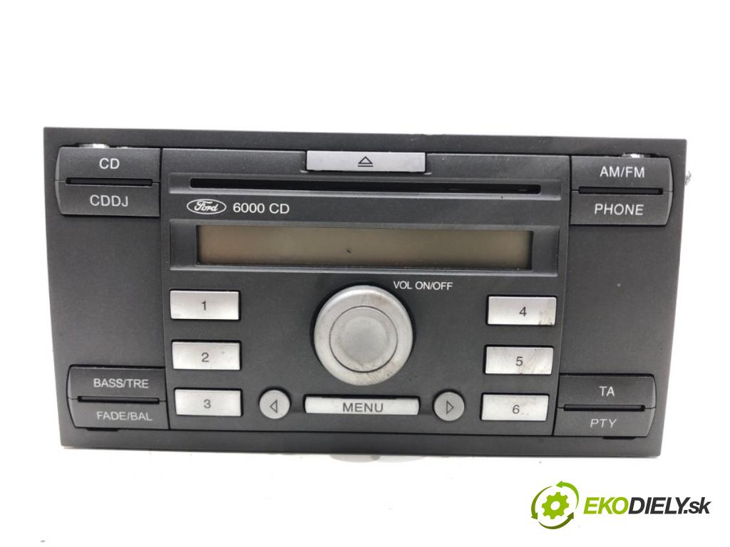 FORD FOCUS II Turnier (DA_, FFS, DS) 2004 - 2012    1.6 Ti 85 kW [115 KM] benzyna 2004 - 2012  RADIO 4M5T-18C815-AE (Audio zariadenia)