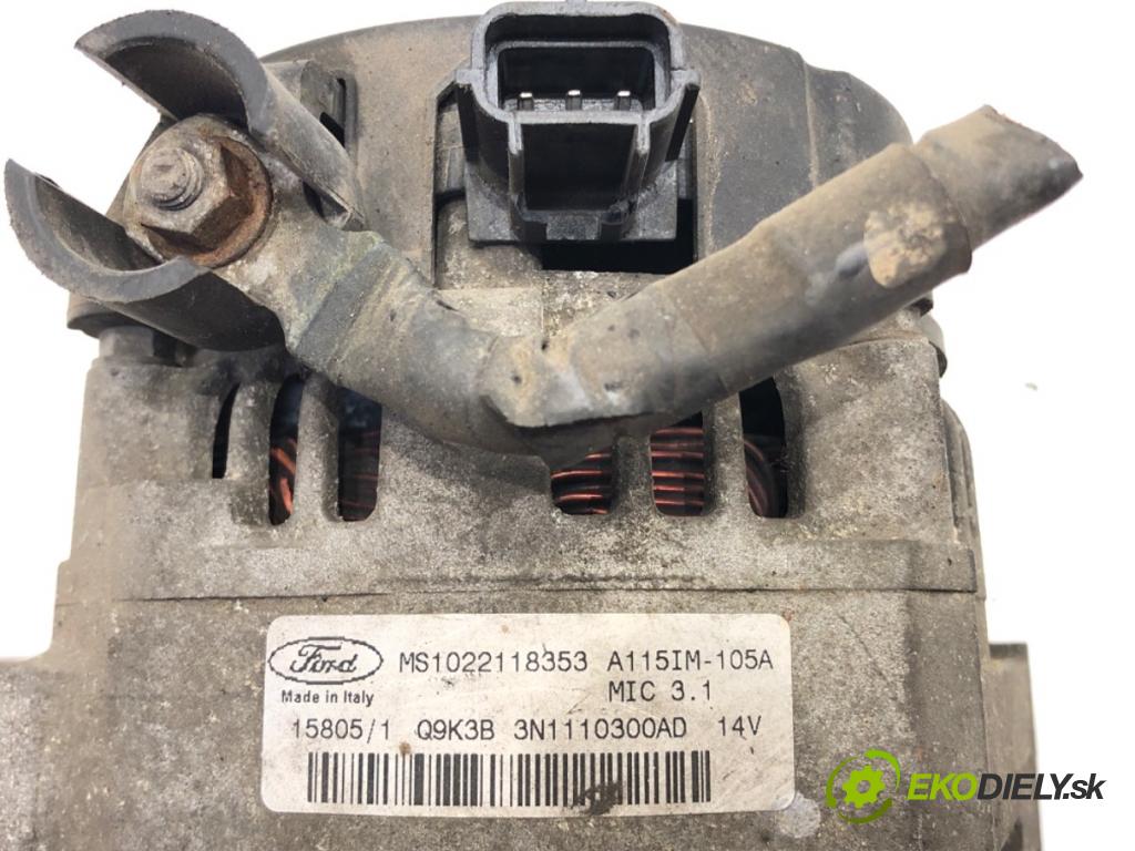 FORD FOCUS II Turnier (DA_, FFS, DS) 2004 - 2012    1.6 Ti 85 kW [115 KM] benzyna 2004 - 2012  Alternátor 3N1110300AD (Alternátory)