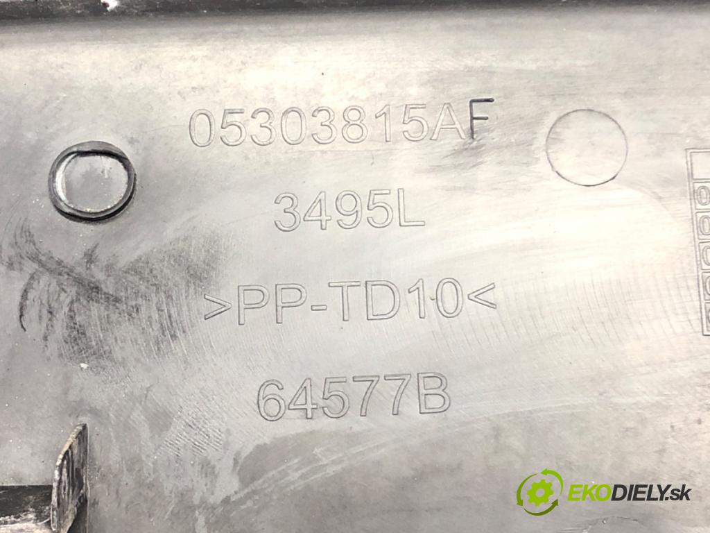 DODGE CALIBER 2006 - 2022    2.0 CRD 103 kW [140 KM] olej napędowy 2006 - 2022  Torpédo, plast pod čelné okno 05303815AF (Torpéda)