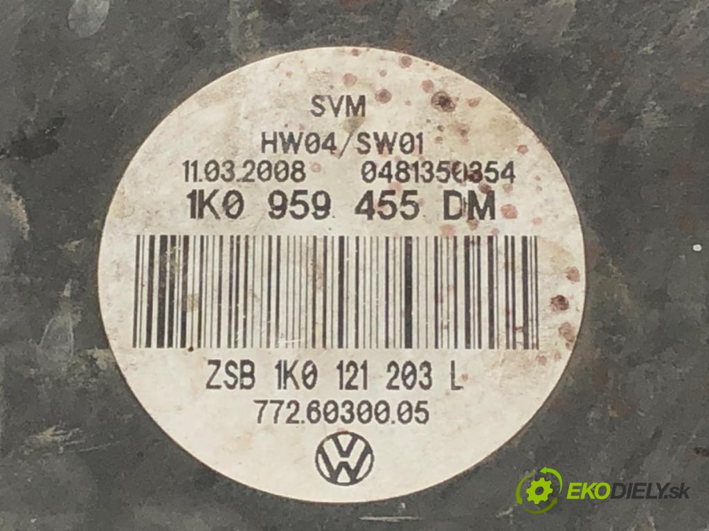 SKODA OCTAVIA II (1Z3) 2004 - 2013    1.6 FSI 85 kW [115 KM] benzyna 2004 - 2008  Ventilátor chladiča 1K0959455DM (Ventilátory)