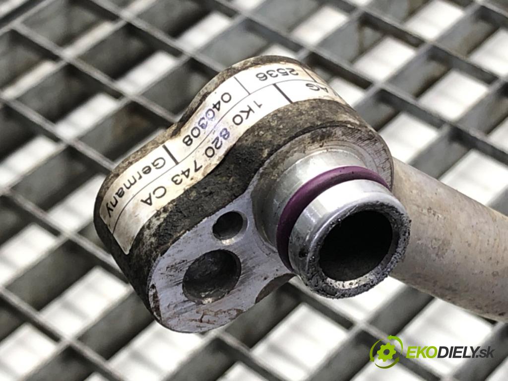 SKODA OCTAVIA II (1Z3) 2004 - 2013    1.6 FSI 85 kW [115 KM] benzyna 2004 - 2008  rúrka klimatizácie 1K0820743CA (Rúrky klimatizácie)