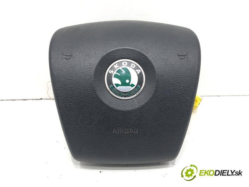 SKODA OCTAVIA II (1Z3) 2004 - 2013    1.6 FSI 85 kW [115 KM] benzyna 2004 - 2008  AirBag volantu 1Z0880201AM (Airbagy)