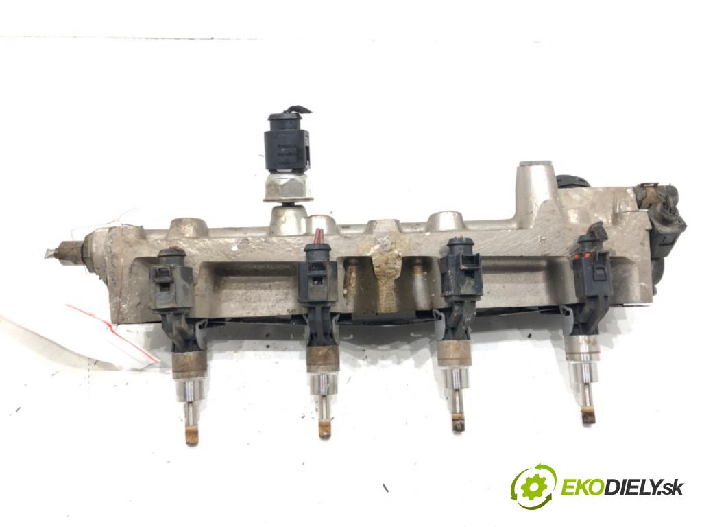 SKODA OCTAVIA II (1Z3) 2004 - 2013    1.6 FSI 85 kW [115 KM] benzyna 2004 - 2008  Lišta vstrekovacia 03C133036D (Vstrekovacie lišty)