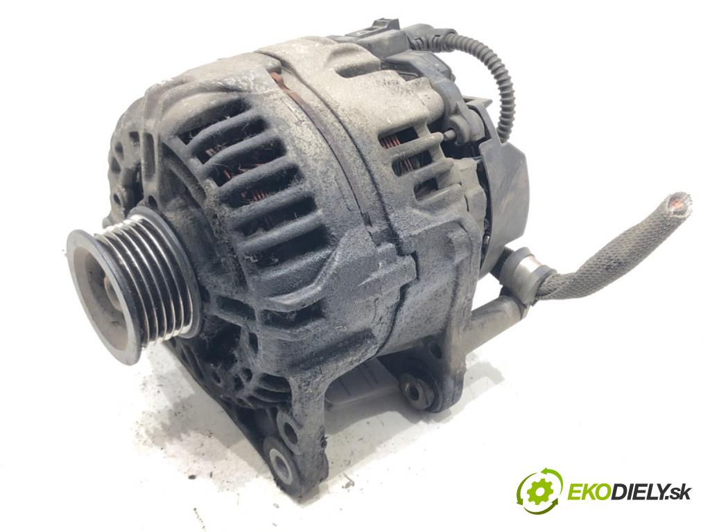 SKODA OCTAVIA II (1Z3) 2004 - 2013    1.6 FSI 85 kW [115 KM] benzyna 2004 - 2008  Alternátor 03C903023D (Alternátory)