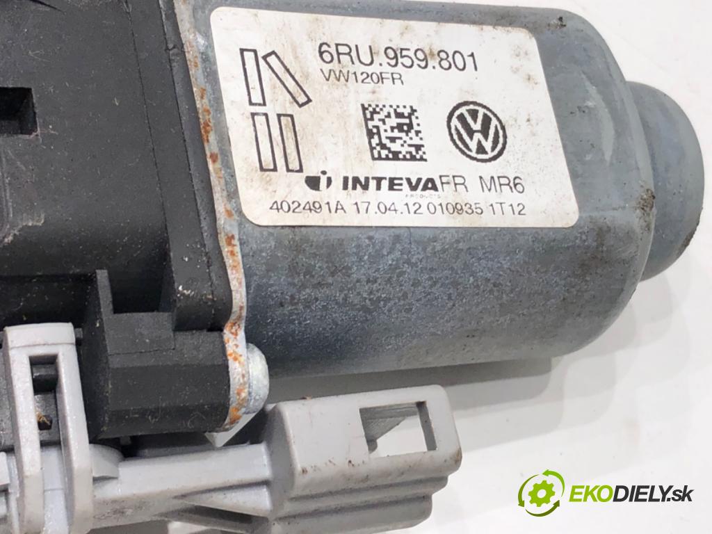 SKODA CITIGO (NF1) 2011 - 2019    1.0 44 kW [60 KM] benzyna 2011 - 2019  mechanismus okna pravý přední část 6RU959801