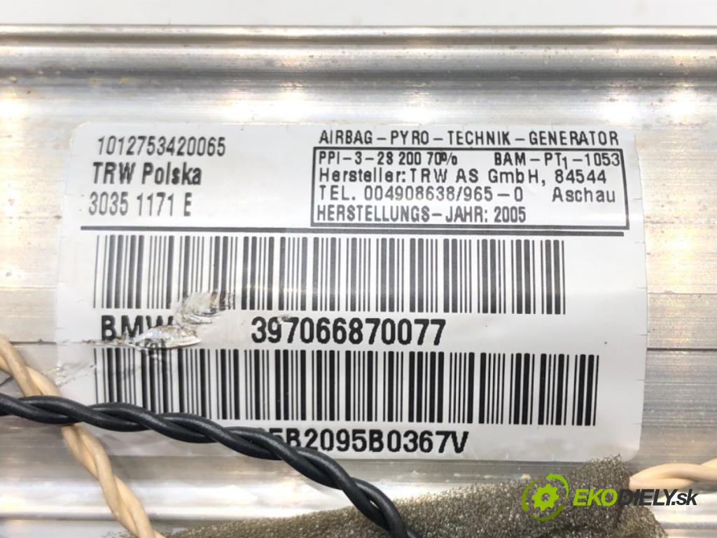 BMW 1 (E87) 2003 - 2013    116 i 85 kW [115 KM] benzyna 2004 - 2011  AirBag spolujazdca 7066870 (Airbagy)