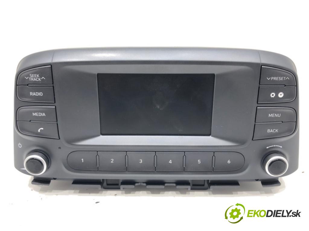 HYUNDAI KONA (OS, OSE, OSI) 2017 - 2022    1.0 T-GDi 88 kW [120 KM] benzyna 2017 - 2022  RADIO 96170J9200TMT (Audio zariadenia)