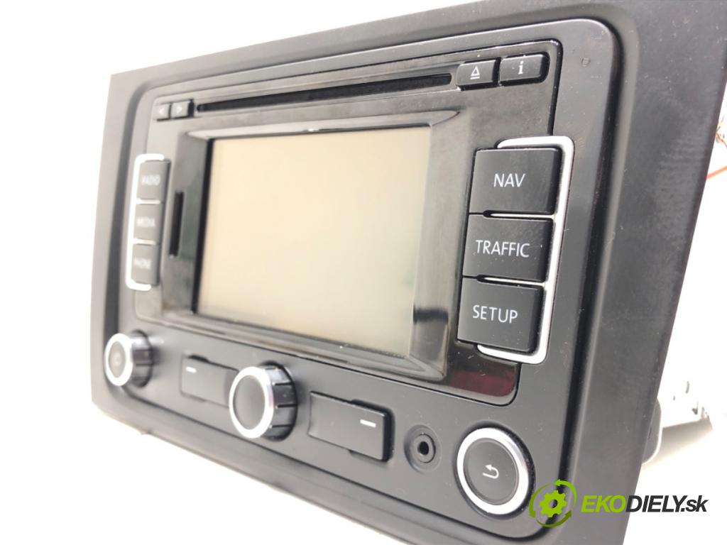 VW GOLF VI Variant (AJ5) 2009 - 2014    1.6 TDI 77 kW [105 KM] olej napędowy 2009 - 2013  RADIO 3C0035270B (Audio zariadenia)