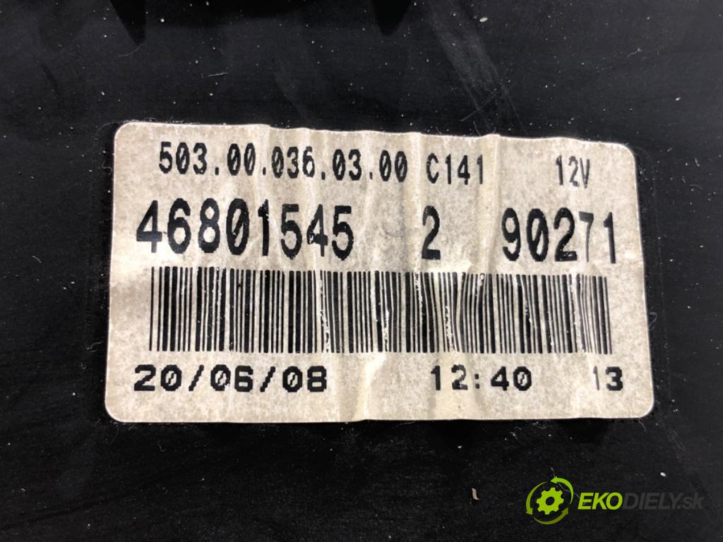 FIAT PANDA (169_) 2003 - 2022    1.1 (169.AXA1A) 40 kW [54 KM] benzyna 2003 - 2022  Prístrojovka 46801545 (Prístrojové dosky, displeje)