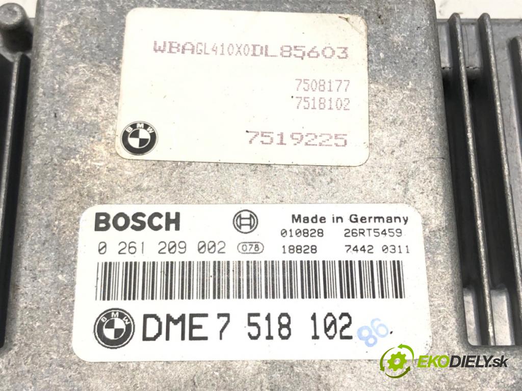 BMW 7 (E65, E66, E67) 2001 - 2009    735 i, Li 200 kW [272 KM] benzyna 2001 - 2005  riadiaca jednotka Motor 7518102 (Riadiace jednotky)