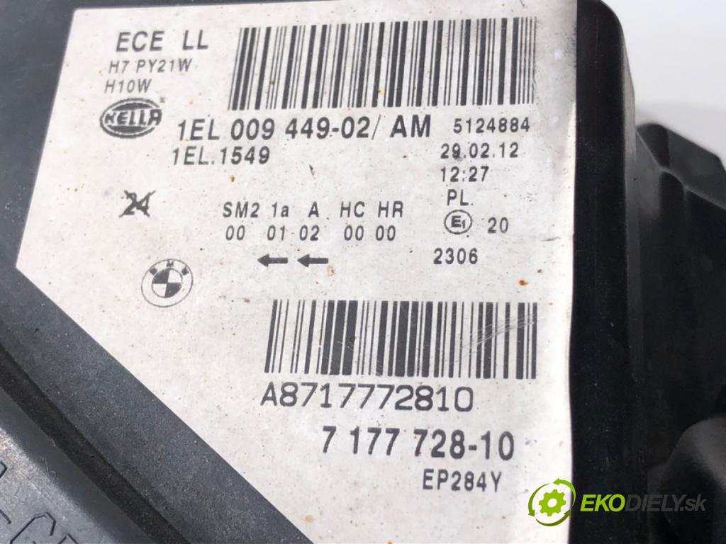 BMW 5 Touring (E61) 2004 - 2010    520 d 130 kW [177 KM] olej napędowy 2007 - 2010  Svetlomet pravy predný LIFT 7177728