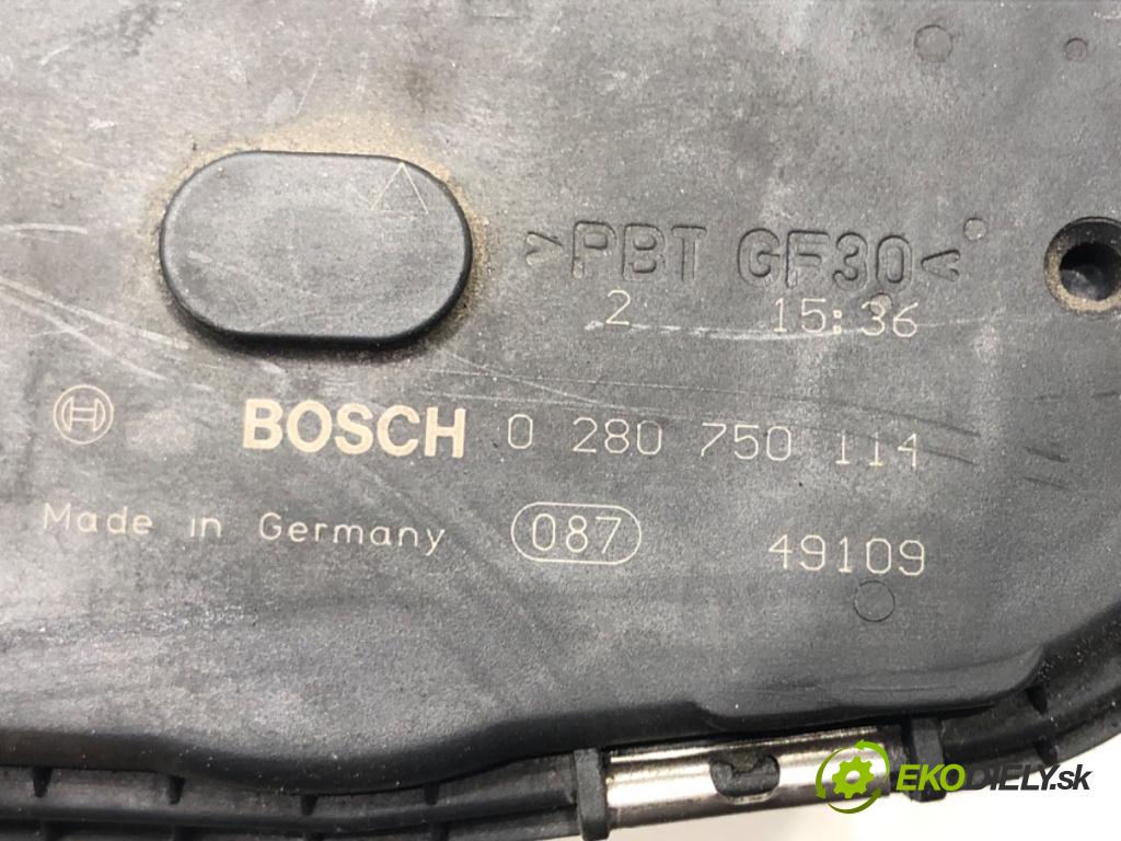 PORSCHE CAYENNE (9PA) 2002 - 2010    S 4.5 250 kW [340 KM] benzyna 2002 - 2007  Škrtiaca klapka 0280750114 (Škrtiace klapky)