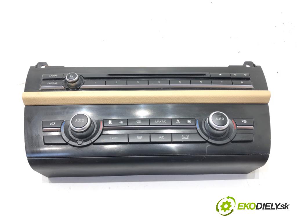 BMW 5 (F10) 2009 - 2016    528 i 180 kW [245 KM] benzyna 2011 - 2016  Panel ovládania kúrenia 9352763 (Prepínače, spínače, tlačidlá a ovládače kúrenia)