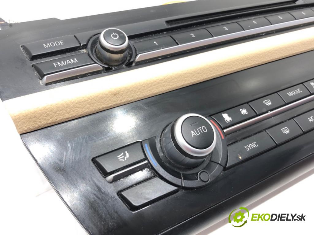 BMW 5 (F10) 2009 - 2016    528 i 180 kW [245 KM] benzyna 2011 - 2016  Panel ovládania kúrenia 9352763 (Prepínače, spínače, tlačidlá a ovládače kúrenia)