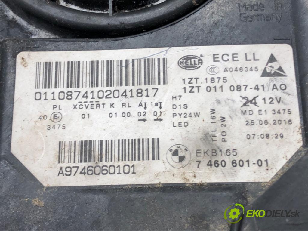 BMW 5 (F10) 2009 - 2016    528 i 180 kW [245 KM] benzyna 2011 - 2016  Svetlomet ľavy predný XENON LIFT 7460601