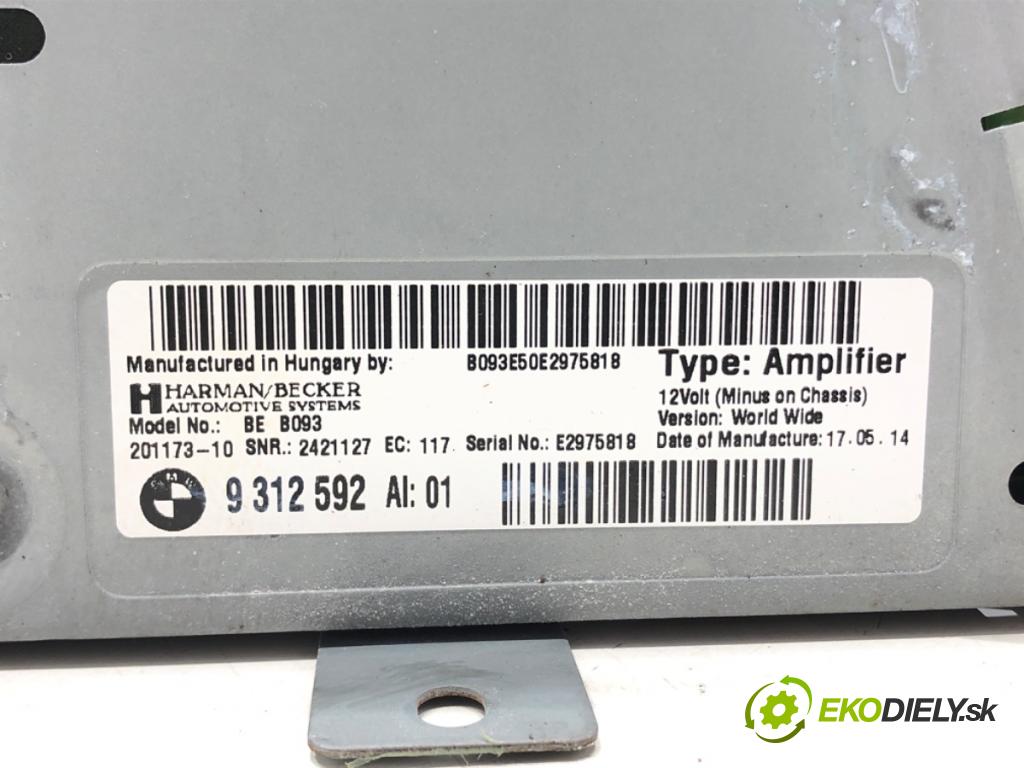 BMW 5 (F10) 2009 - 2016    528 i 180 kW [245 KM] benzyna 2011 - 2016  Zosilňovač 9312592 (Zosilňovače)