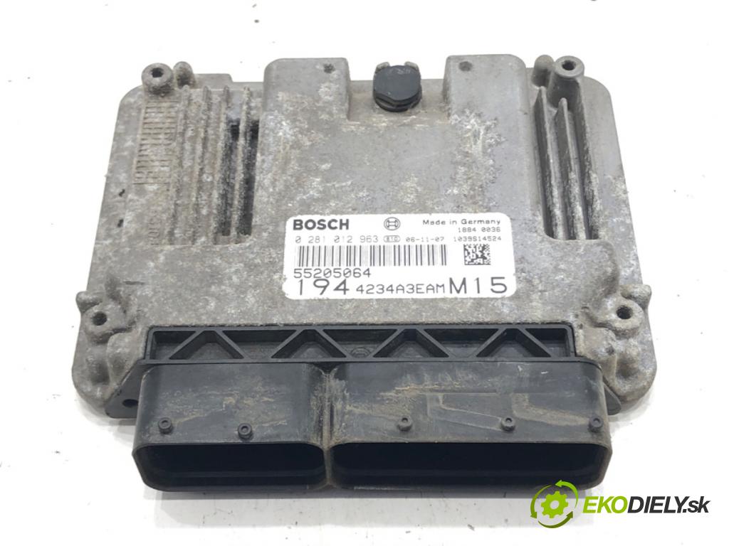 FIAT CROMA nadwozie zamknięte / kombi (194_) 2006 - 2011    1.9 MJTD (194AXB1B) 88 kW [120 KM] olej napędowy 2006 - 2011  riadiaca jednotka Motor 55205064 (Riadiace jednotky)