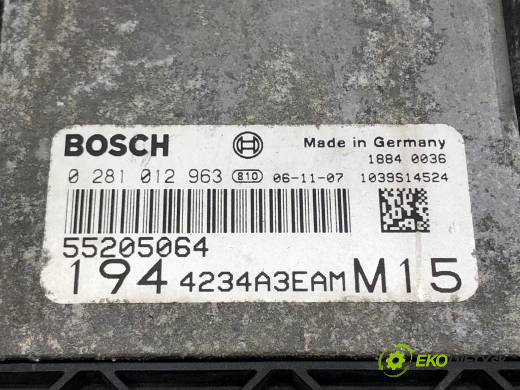 FIAT CROMA nadwozie zamknięte / kombi (194_) 2006 - 2011    1.9 MJTD (194AXB1B) 88 kW [120 KM] olej napędowy 2006 - 2011  riadiaca jednotka Motor 55205064 (Riadiace jednotky)