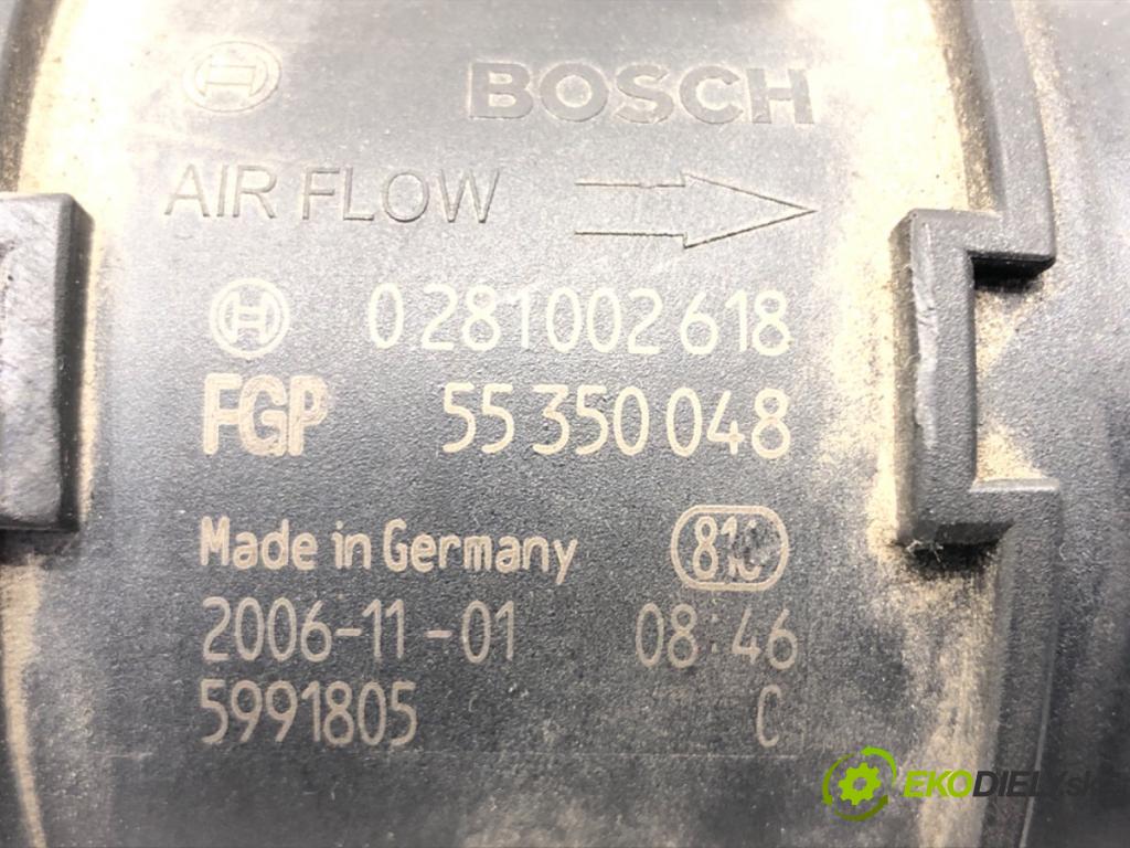 FIAT CROMA nadwozie zamknięte / kombi (194_) 2006 - 2011    1.9 MJTD (194AXB1B) 88 kW [120 KM] olej napędowy 2006 - 2011  Váha vzduchu 55350048 (Váhy vzduchu)