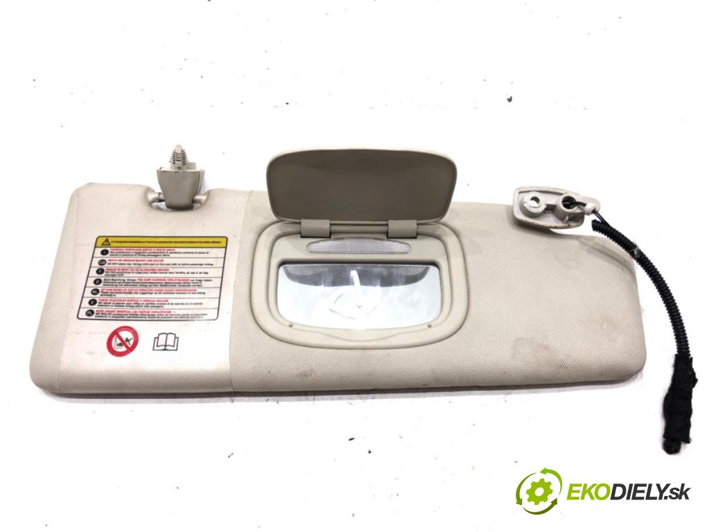 FIAT CROMA nadwozie zamknięte / kombi (194_) 2006 - 2011    1.9 MJTD (194AXB1B) 88 kW [120 KM] olej napędowy 2006 - 2011  Clona slnečná pravy