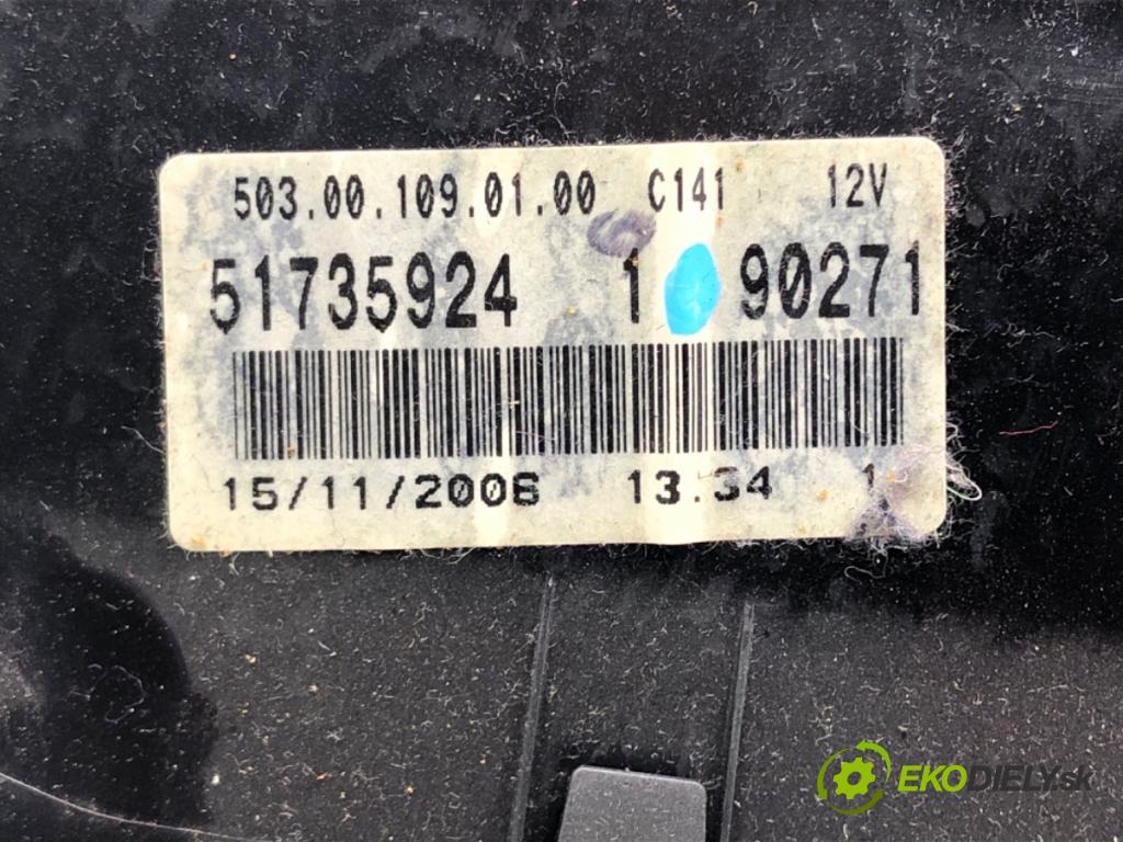 FIAT CROMA nadwozie zamknięte / kombi (194_) 2006 - 2011    1.9 MJTD (194AXB1B) 88 kW [120 KM] olej napędowy 2006 - 2011  Prístrojovka 51735924 (Prístrojové dosky, displeje)