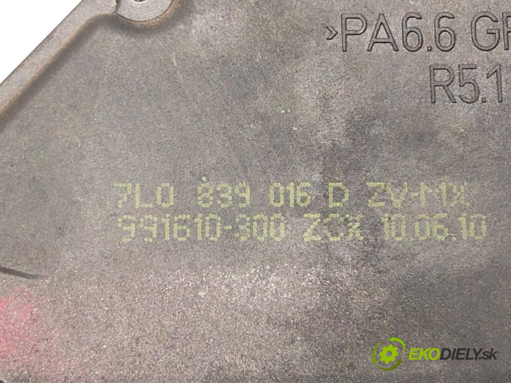VW GOLF VI Variant (AJ5) 2009 - 2014    1.6 TDI 77 kW [105 KM] olej napędowy 2009 - 2013  zámok dveře pravý zadní část 7L0839016D