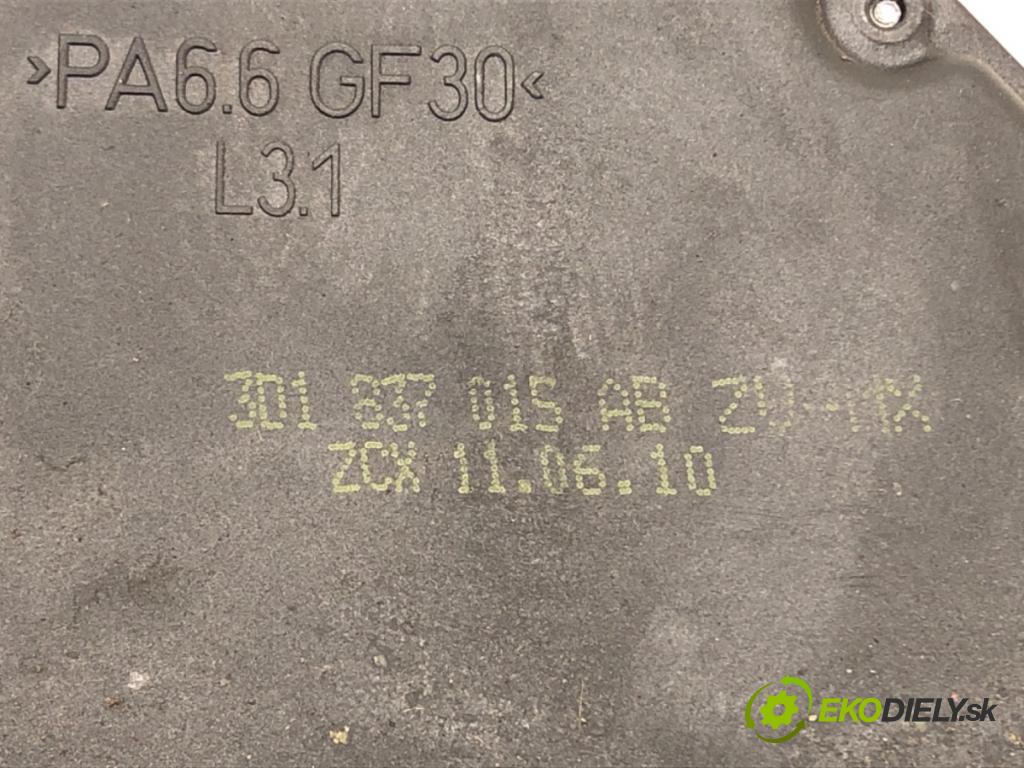 VW GOLF VI Variant (AJ5) 2009 - 2014    1.6 TDI 77 kW [105 KM] olej napędowy 2009 - 2013  zámok dveře levý přední část 3D1837015AB