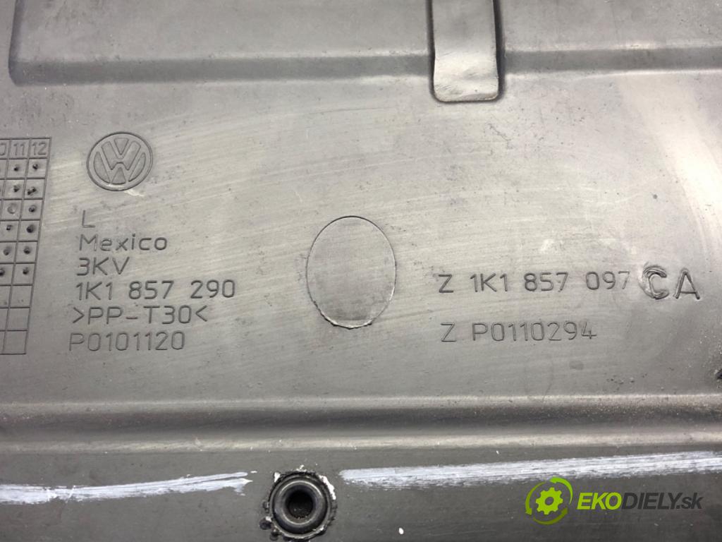 VW GOLF VI Variant (AJ5) 2009 - 2014    1.6 TDI 77 kW [105 KM] olej napędowy 2009 - 2013  Priehradka, kastlík spolujazdca 1K1857290 (Priehradky, kastlíky)