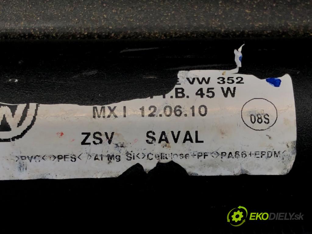 VW GOLF VI Variant (AJ5) 2009 - 2014    1.6 TDI 77 kW [105 KM] olej napędowy 2009 - 2013  Roleta kufra