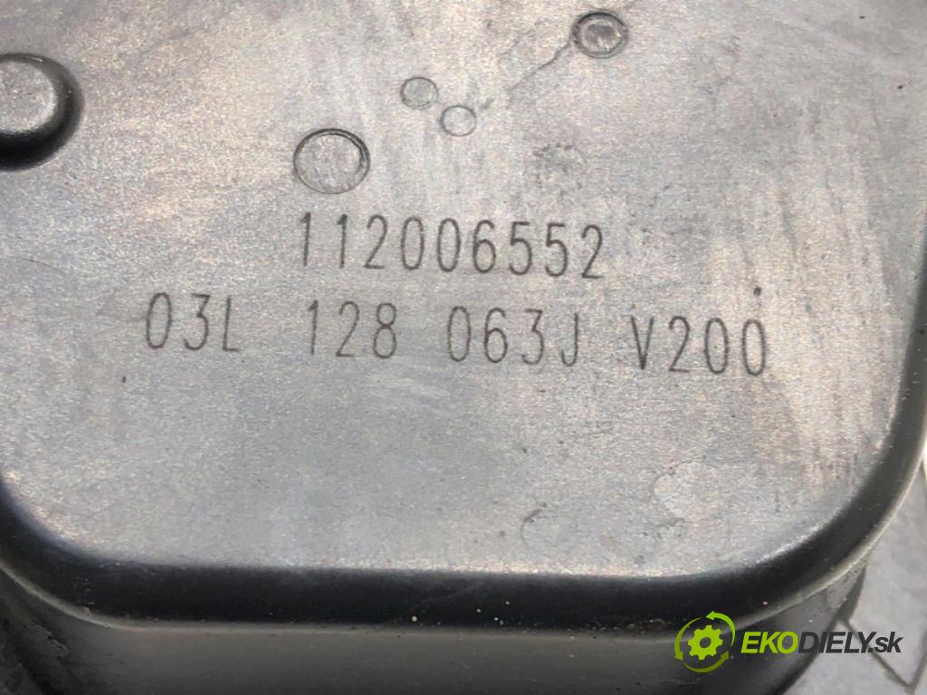 VW GOLF VI Variant (AJ5) 2009 - 2014    1.6 TDI 77 kW [105 KM] olej napędowy 2009 - 2013  Škrtiaca klapka 03L128063J (Škrtiace klapky)