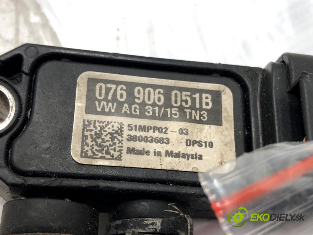 VW GOLF VI Variant (AJ5) 2009 - 2014    1.6 TDI 77 kW [105 KM] olej napędowy 2009 - 2013  snímač tlaku DPF 076906051B