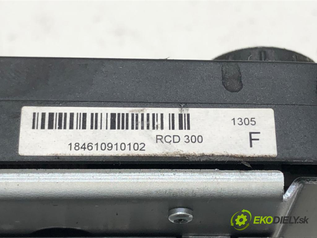 VW GOLF PLUS V (5M1, 521) 2004 - 2013    1.9 TDI 77 kW [105 KM] olej napędowy 2005 - 2009  RADIO RDC300 (Audio zariadenia)