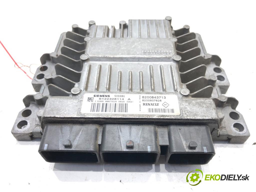 RENAULT MEGANE II Kombi (KM0/1_) 2003 - 2012    1.5 dCi (KM16, KM1E) 78 kW [106 KM] olej napędowy 2005 - 2008  riadiaca jednotka Motor 8200843713 (Riadiace jednotky)