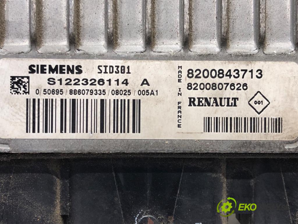 RENAULT MEGANE II Kombi (KM0/1_) 2003 - 2012    1.5 dCi (KM16, KM1E) 78 kW [106 KM] olej napędowy 2005 - 2008  riadiaca jednotka Motor 8200843713 (Riadiace jednotky)