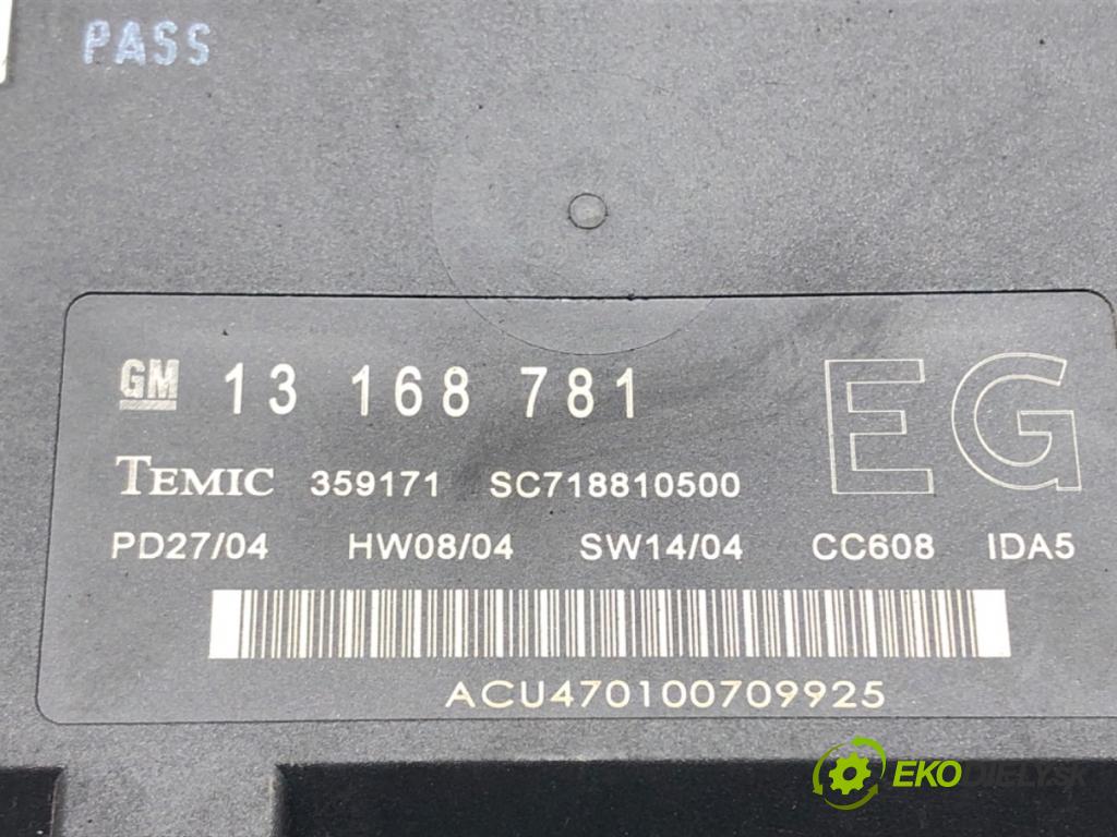 OPEL VECTRA C (Z02) 2002 - 2009    1.8 16V 90 kW [122 KM] benzyna 2002 - 2008  Modul svetiel 13168781 (Ostatné)