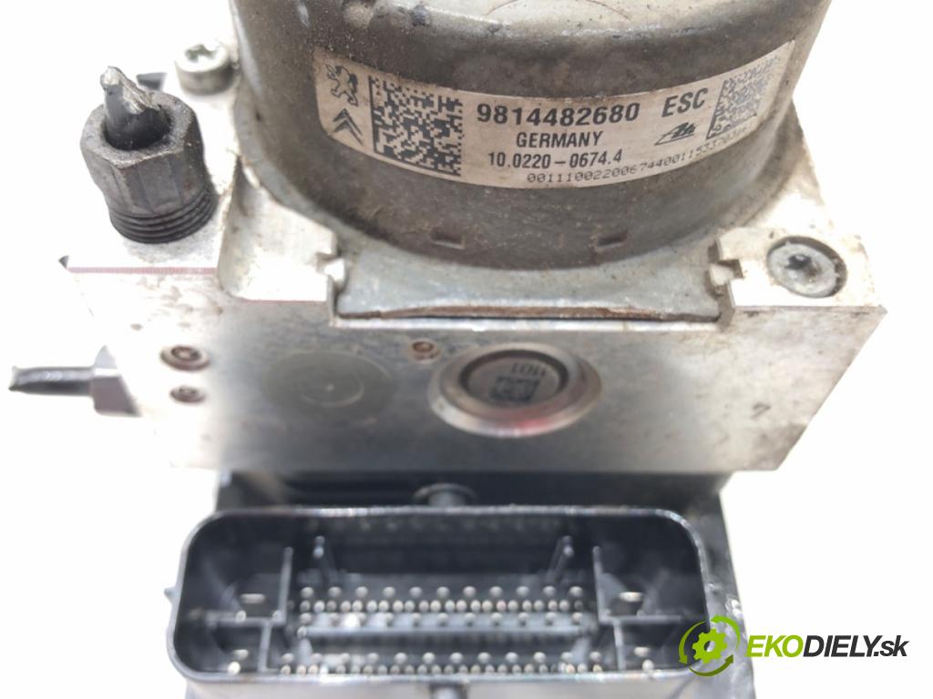 CITROEN C3 PICASSO (SH_) 2009 - 2022    1.2 THP 110 81 kW [110 KM] benzyna 2015 - 2022  Pumpa ABS 9814482680 (Pumpy ABS)