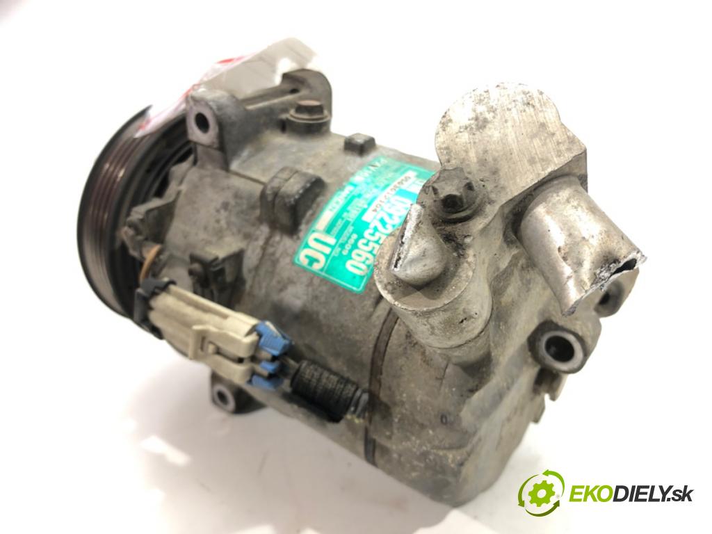 OPEL VECTRA C (Z02) 2002 - 2009    2.2 16V (F69) 108 kW [147 KM] benzyna 2002 - 2008  kompresor klimatizace 09225560 (Kompresory)