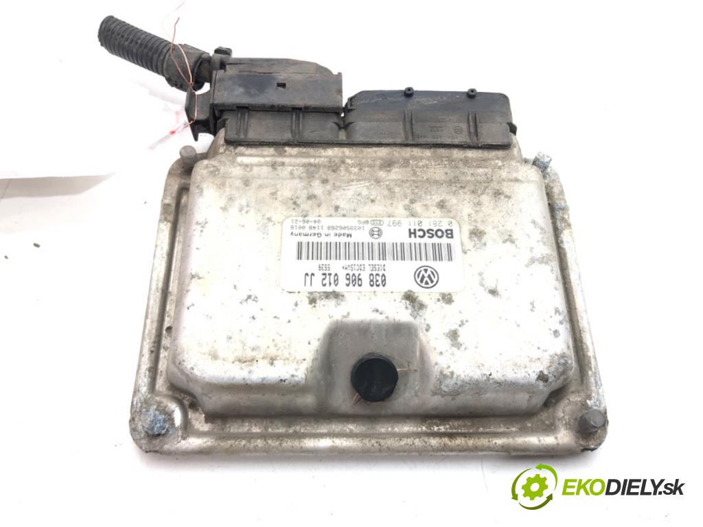 SEAT LEON (1M1) 1999 - 2006    1.9 TDI 81 kW [110 KM] olej napędowy 1999 - 2006  riadiaca jednotka Motor 038906012JJ (Riadiace jednotky)