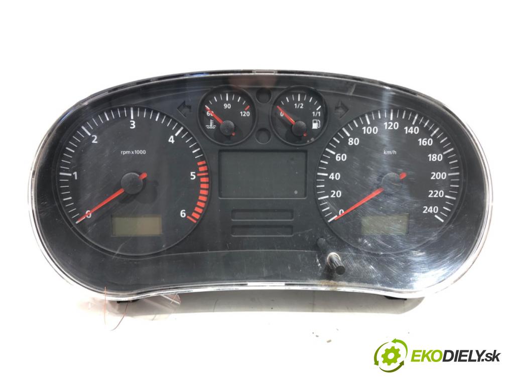 SEAT LEON (1M1) 1999 - 2006    1.9 TDI 81 kW [110 KM] olej napędowy 1999 - 2006  Prístrojovka 1M0920802D (Prístrojové dosky, displeje)