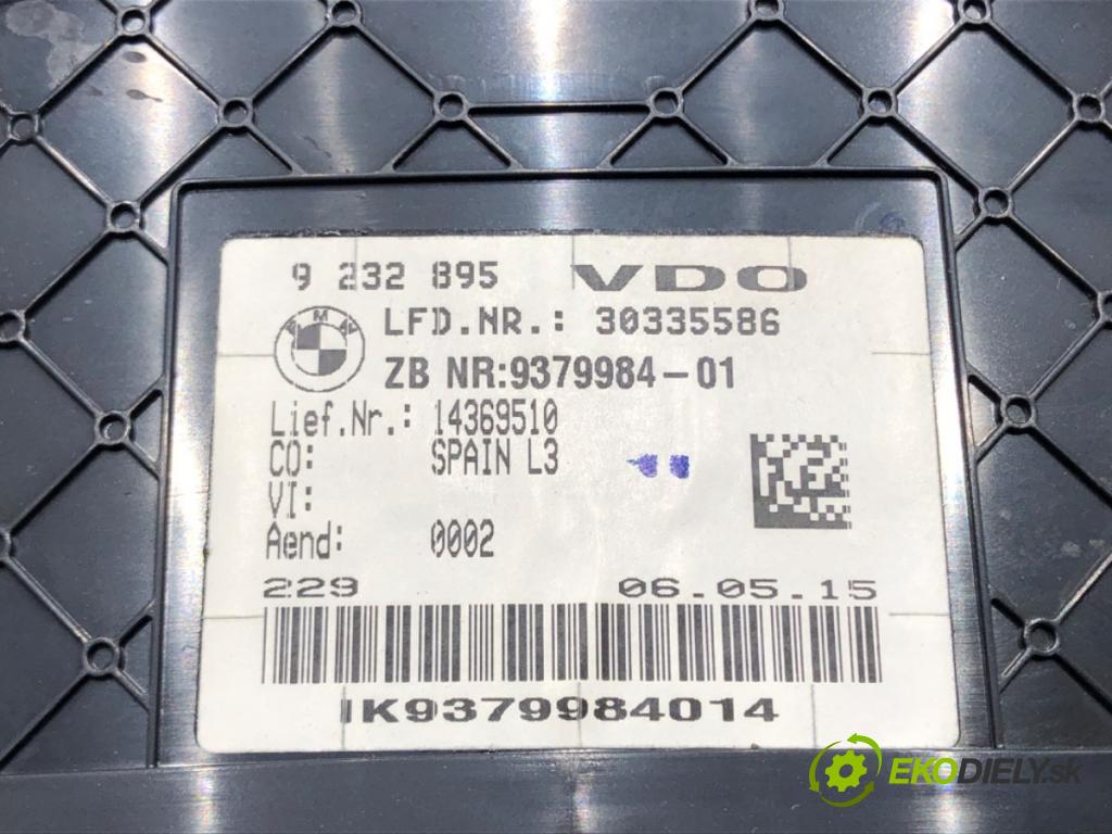 BMW 3 Touring (F31) 2012 - 2019    320 d 135 kW [184 KM] olej napędowy 2012 - 2016  Prístrojovka 9379984 (Prístrojové dosky, displeje)