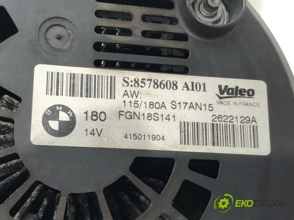BMW 3 Touring (F31) 2012 - 2019    320 d 135 kW [184 KM] olej napędowy 2012 - 2016  Alternátor 8578608 (Alternátory)