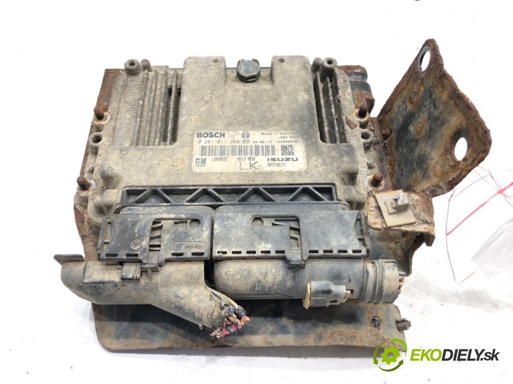 OPEL ASTRA H (A04) 2004 - 2014    1.7 CDTI (L48) 74 kW [100 KM] olej napędowy 2004 - 2010  riadiaca jednotka Motor 0281011380 (Riadiace jednotky)