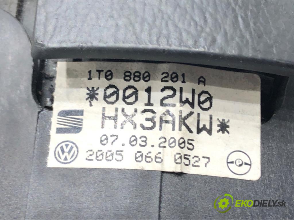 VW TOURAN (1T1, 1T2) 2003 - 2010    1.9 TDI 77 kW [105 KM] olej napędowy 2003 - 2010  AirBag volantu 1T0880201A (Airbagy)