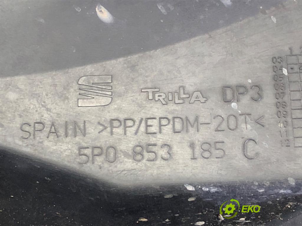 SEAT ALTEA (5P1) 2004 - 2022    1.9 TDI 77 kW [105 KM] olej napędowy 2004 - 2022  Torpédo, plast pod čelné okno 5P0853185C (Torpéda)