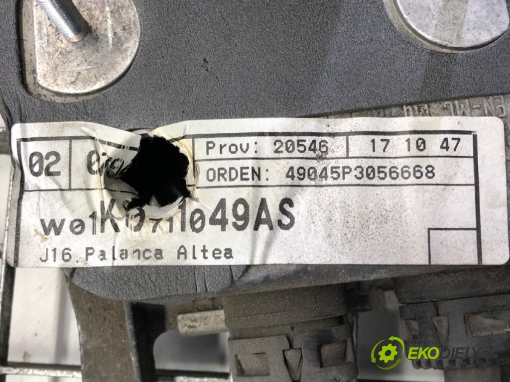 SEAT ALTEA (5P1) 2004 - 2022    1.9 TDI 77 kW [105 KM] olej napędowy 2004 - 2022  Kulisa 1K0711049AS (Rýchlostné páky / kulisy)